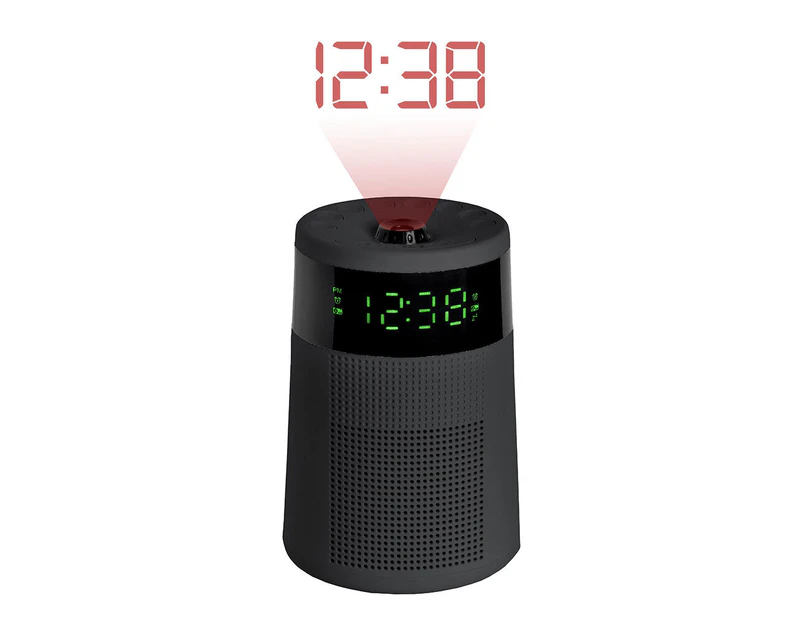 Lenoxx Projector AM/FM Alarm Clock Radio/Snooze Function/Led Digital Display