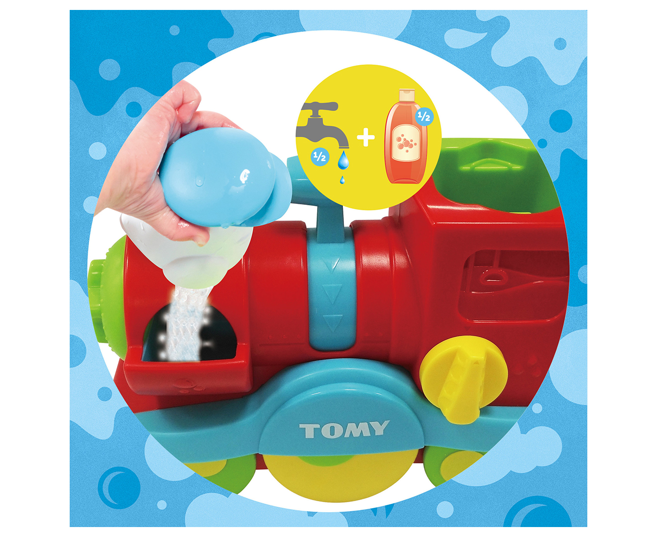 tomy toomies bubble blast train