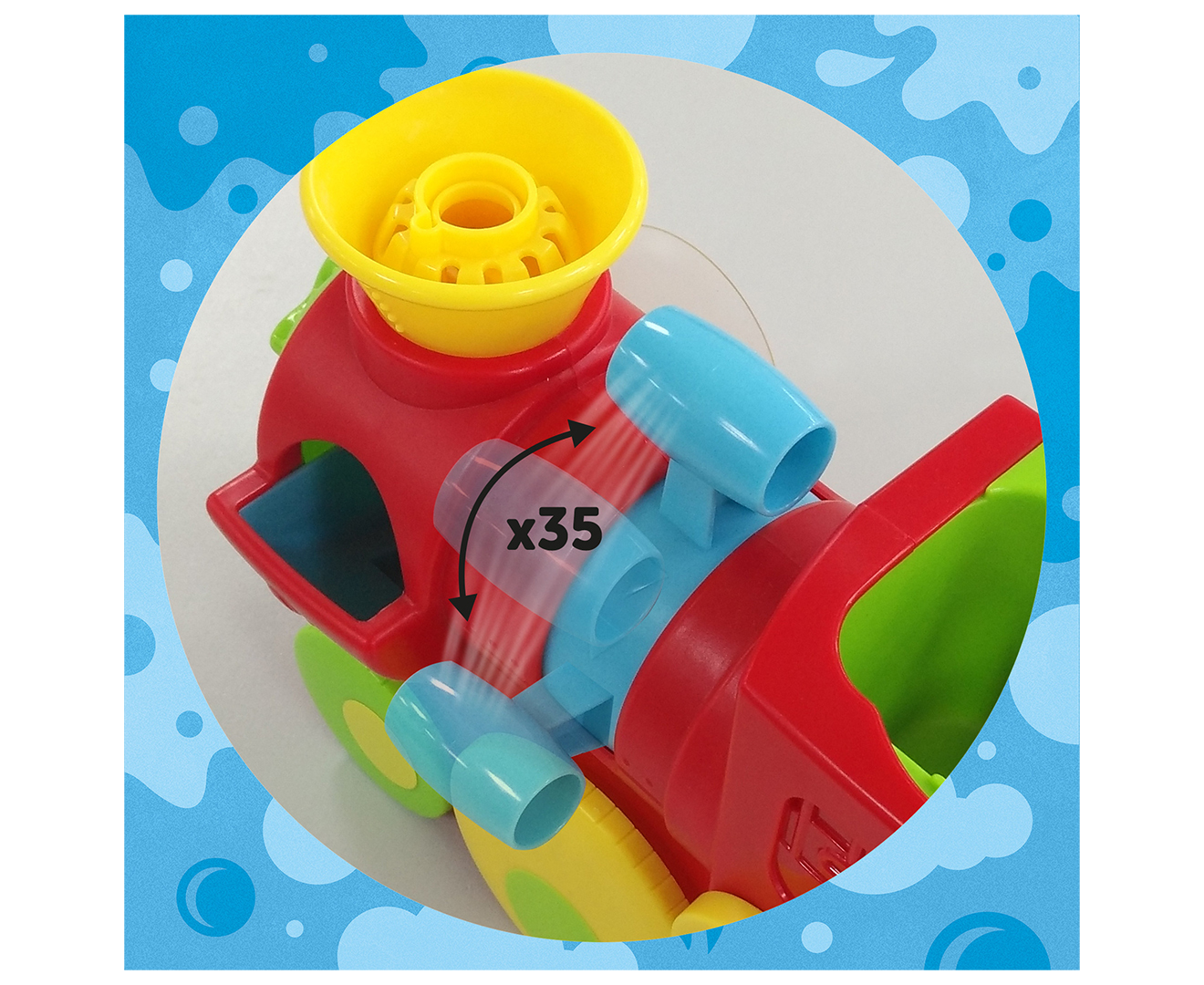 tomy bubble blast train