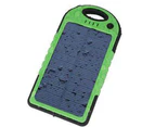 1x Assorted Dual USB Port Solar Powered Power Bank Waterproof Battery Charger