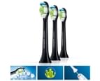 3PK Philips Sonicare Optimal Replacement Brush Heads for Electric Toothbrush BLK 1