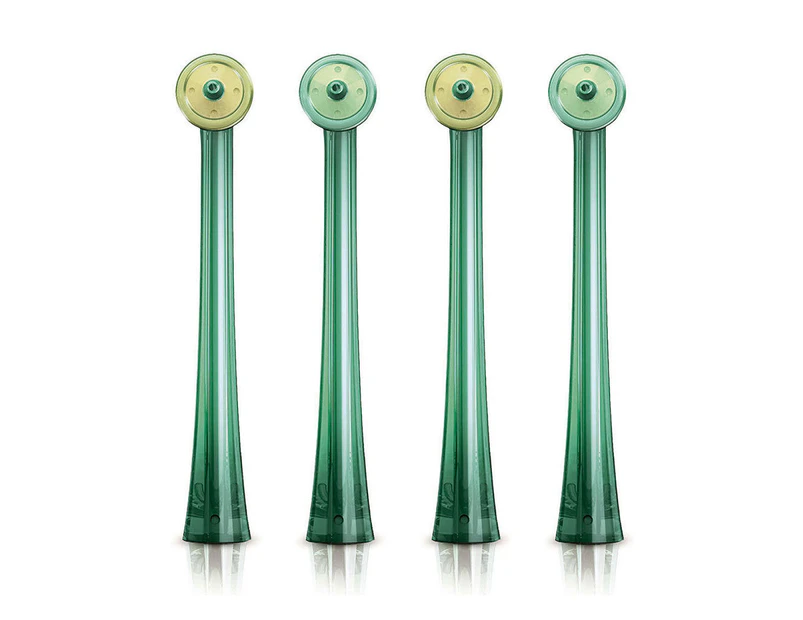 4pc Philips HX8012 Sonicare AirFloss Interdental Nozzle Replacements Floss Green