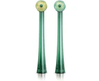 2pc Philips HX8012 Sonicare AirFloss Interdental Nozzle Replacements Floss Green