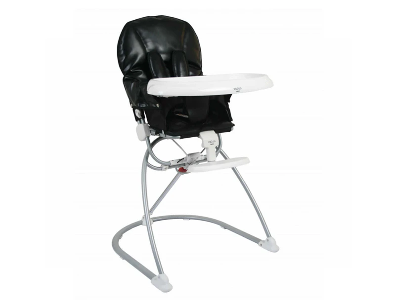 Valco Baby Genesis Foldable High Chair Toddler/Baby Feeding Tray/Seat 6m+ Black