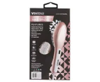Vivitar Ceramic Hair Straightening Brush/Comb Straightener Temp Control Rose