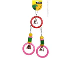 Avi One Bird Toy Acrylic 3 Rings with 3 Bells