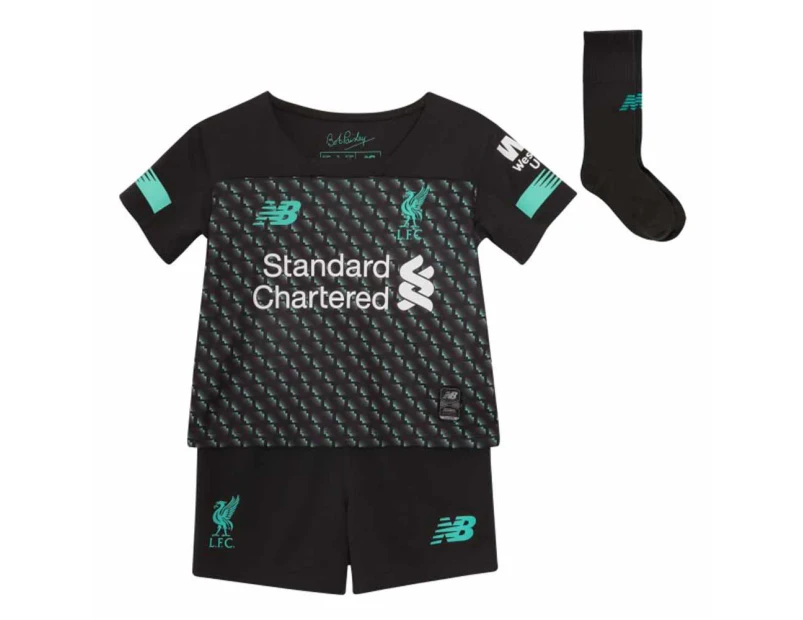 2019-2020 Liverpool Third Little Boys Mini Kit