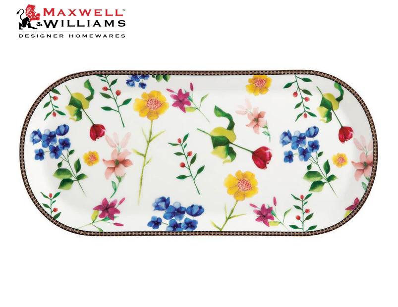 Maxwell & Williams 42x19.5cm Teas & C's Contessa Oblong Platter - White