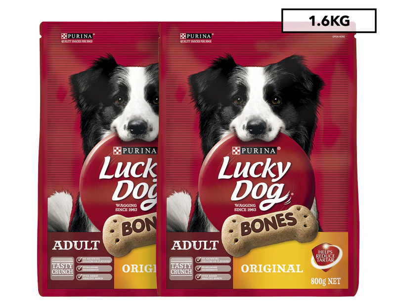 2 x Lucky Dog Bones Original 800g