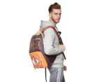6 Pack Fitness Prodigy Backpack 300 - Purple/Orange/Yellow