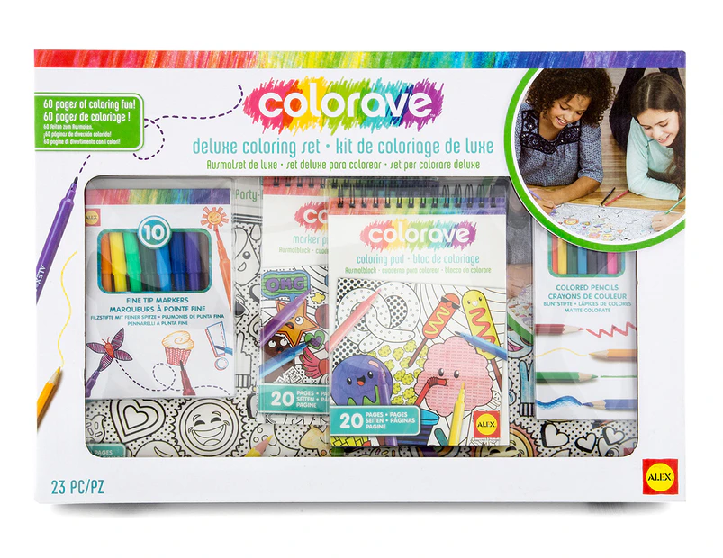 Colorave 23-Piece Deluxe Colouring Set