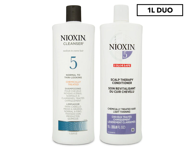 Nioxin System 5 Cleanser & Conditioner Duo 1L