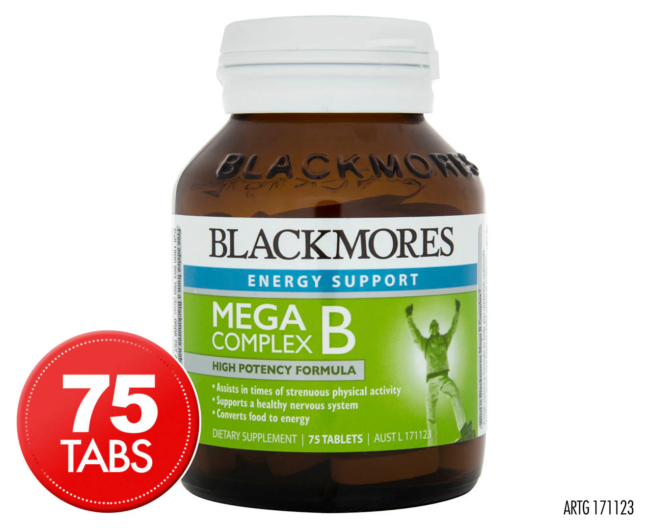 Blackmores Mega B Complex 75 Tabs