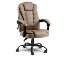 PU Leather Massage Office Chair Recliner Computer Gaming Chairs Espresso