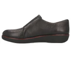 FitFlop Women's Laceless Leather Derby Shoe - Black