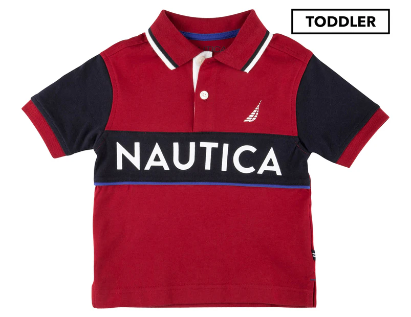 Nautica Junior Toddler Billboard Heritage Polo - Red Rouge