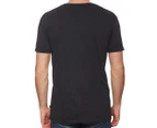 Silent Theory Men's Split Tee / T-Shirt / Tshirt - Washed Black