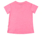 Converse Boys' Stacked Sneaker Tee / T-Shirt / Tshirt - Neon Pink