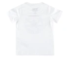 Converse Boys' Chuck Patch Tee / T-Shirt / Tshirt - White