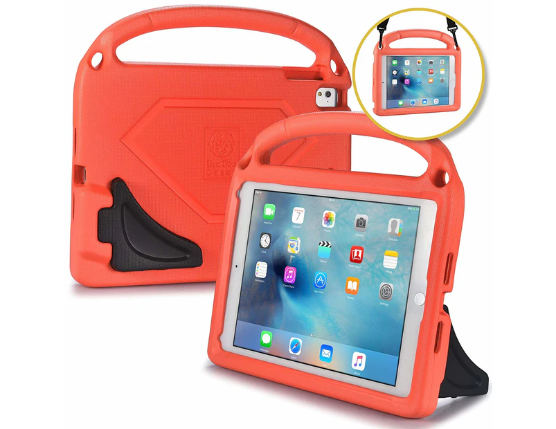 Bam Bino Hero [Shock Proof Kids Case] Kid Friendly Case for iPad 5, iPad 6th Generation, iPad Pro 9.7, iPad Air 2 Air 1 | Childproof Cover (Tangerine)