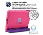 Pure Sense Buddy [ANTI-MICROBIAL KIDS CASE] Child Proof case for iPad Mini 4 | Rugged Cover with Stand, Handle, Shoulder Strap | A1538 A1550 (Pink) 3
