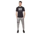 Under Armour Men's UA MK-1 Terry Tapered Trackpants / Tracksuit Pants - Steel/Graphite