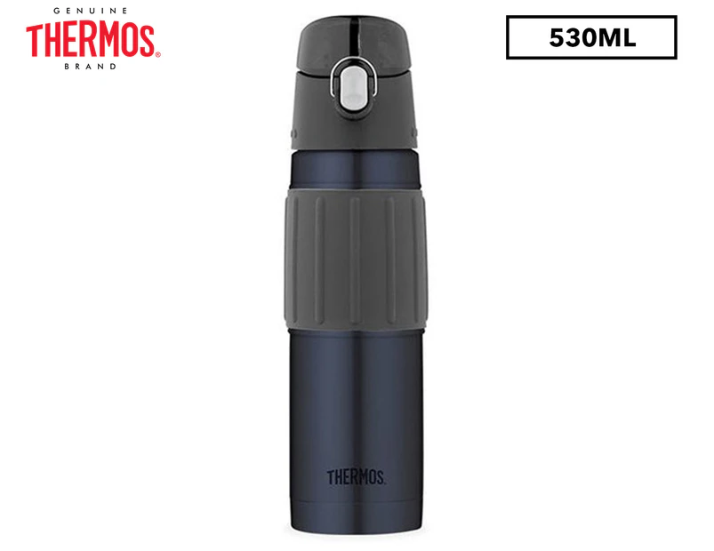 Thermos 530mL Stainless Steel Vacuum Insulated Hydration Bottle - Midnight Blue