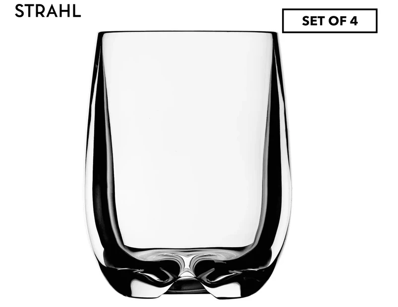 Set of 4 Strahl 247mL Design + Contemporary Stemless Osteria Chardonnay Wine Glasses