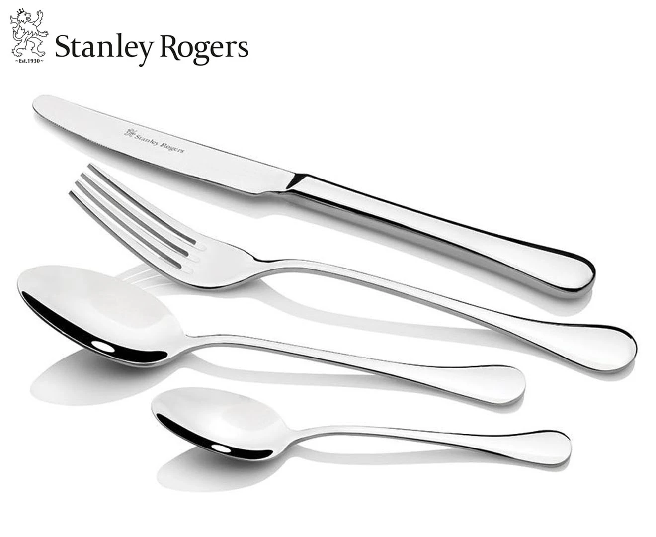 70pc Stanley Rogers Modena Stainless Steel Cutlery Family Tableware Party Set