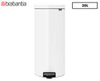 Brabantia 30L NewICON Pedal Bin - White