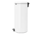 Brabantia 30L NewICON Pedal Bin - White