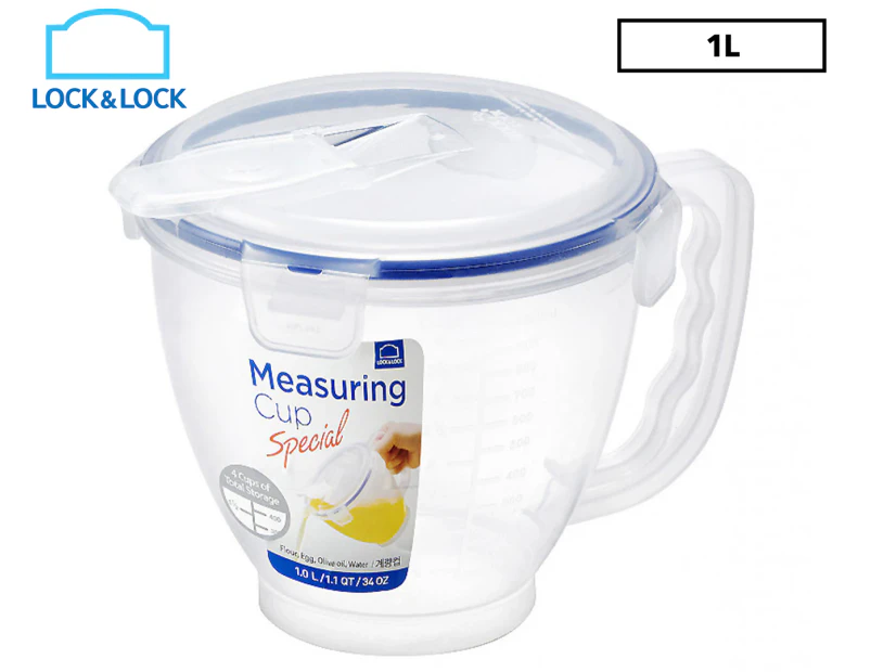 Lock & Lock 1L Special Measuring Cup with Flip Lid