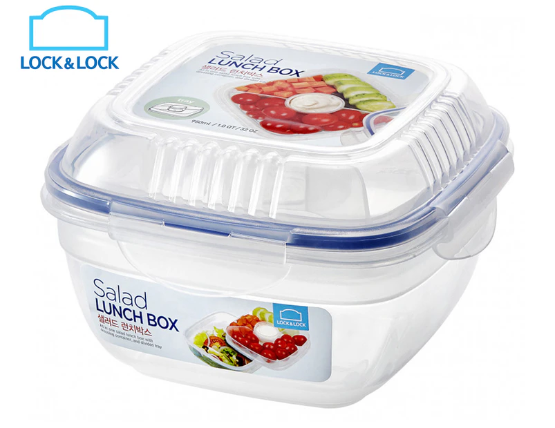 Lock & Lock 950mL Special Salad Lunch Box with Dividers