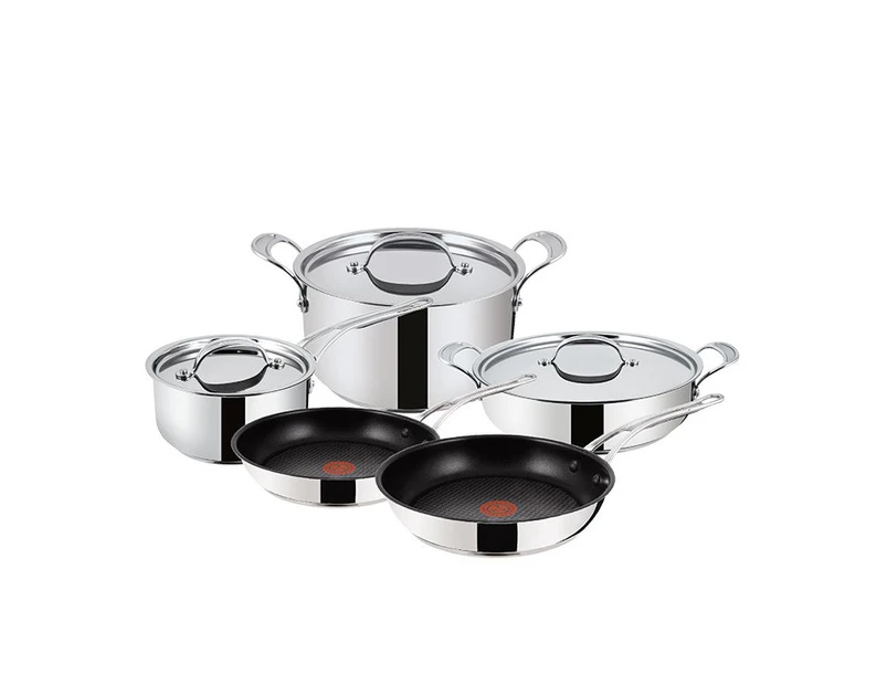 Jamie Oliver Premium Stainless Steel 5pc Cookware Set
