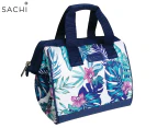 Sachi Tropical Paradise Insulated Lunch Bag - Blue