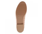 Womens Footwear Sandler Tempest Rose Gold Metallic Loafer