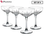 Set of 4 Pasabahce 255mL Timeless Champagne Glasses
