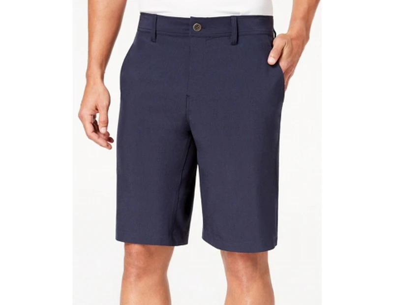 32 Degrees Navy Blue Men's Size 40 Flat-Front Stretch Performance Shorts