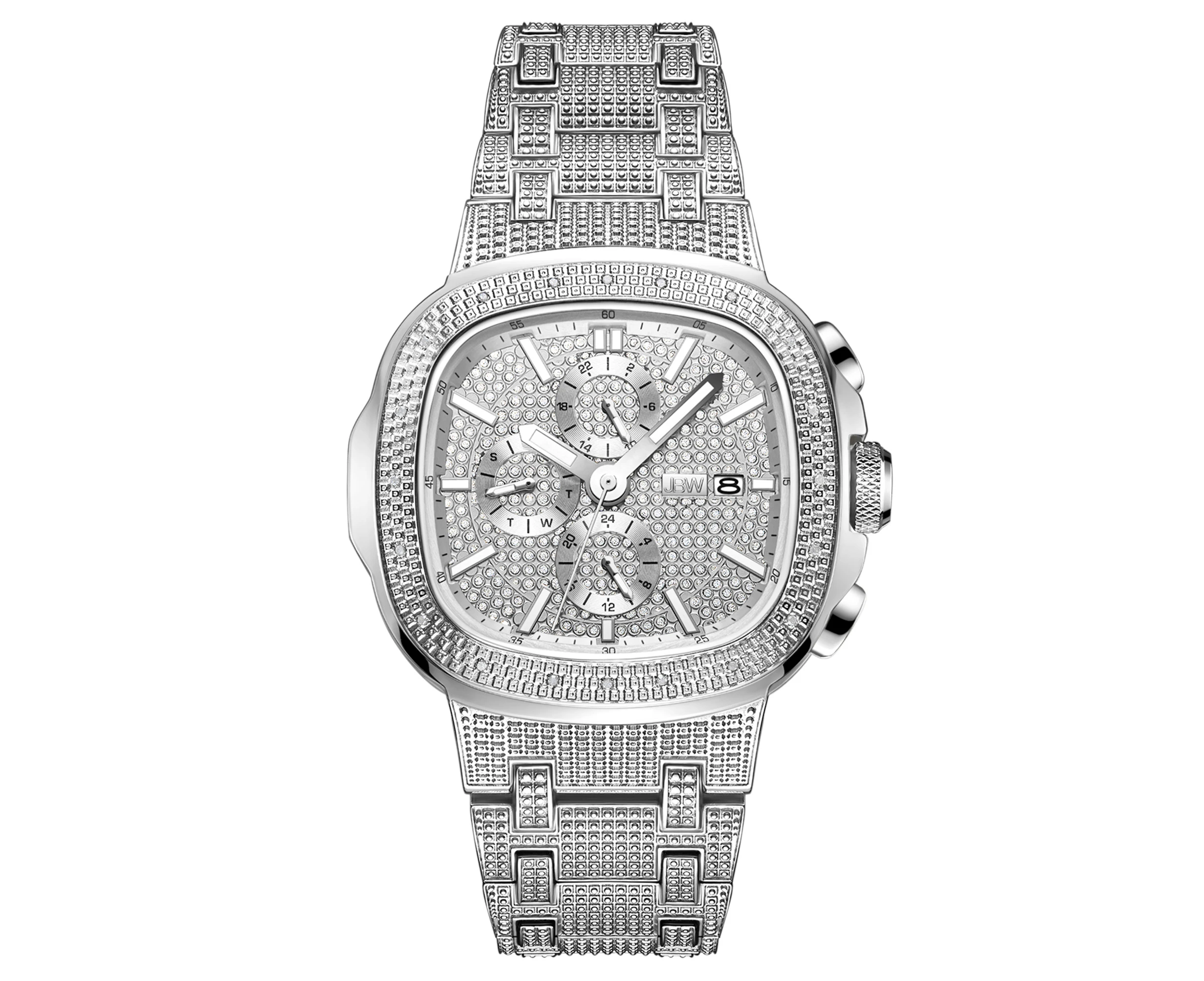 JBW Men's Heist 0.20 ctw Diamond stainless-steel J6380D