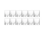 12pc Krosno Legend 250ml Whisky Rum Gin Scotch Drinking Glasses Tumblers Set