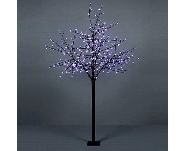 Christmas Artificial Tree 180cm Cherry Blossom 300 LED Tree Animated Indoor/Outdoor Decoration - Blue White