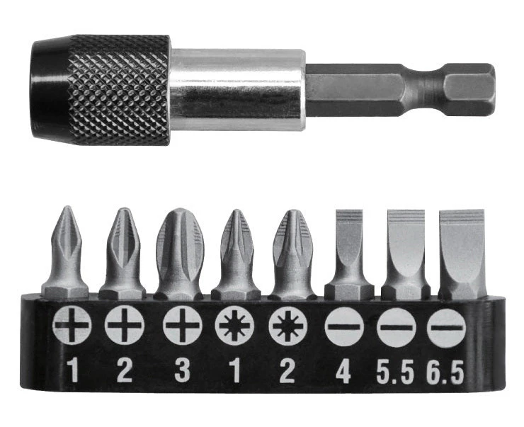 INGCO 9 Pcs Screwdriver Bits Set