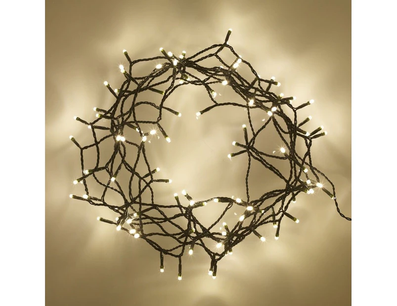 Solar LED Fairy String Light 8 Functions Christmas Garden Outdoor Decorations - Warm White