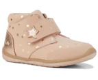 Clarks Girls' Misty Medium Standard Shoe - Rose Gold Star