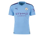 2019-2020 Manchester City Puma Home Football Shirt (SANE 19)