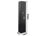 Heavy Duty Commercial/Personal Valuables Security Safe with Key Lock 145x28x23cm