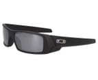 Oakley Men's Gascan Sunglasses - Matte Black/Black Iridium 1