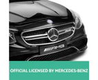 RIGO Kids Ride-On Car Licensed Mercedes-Benz AMG S63 Electric Toy 12V Remote Black
