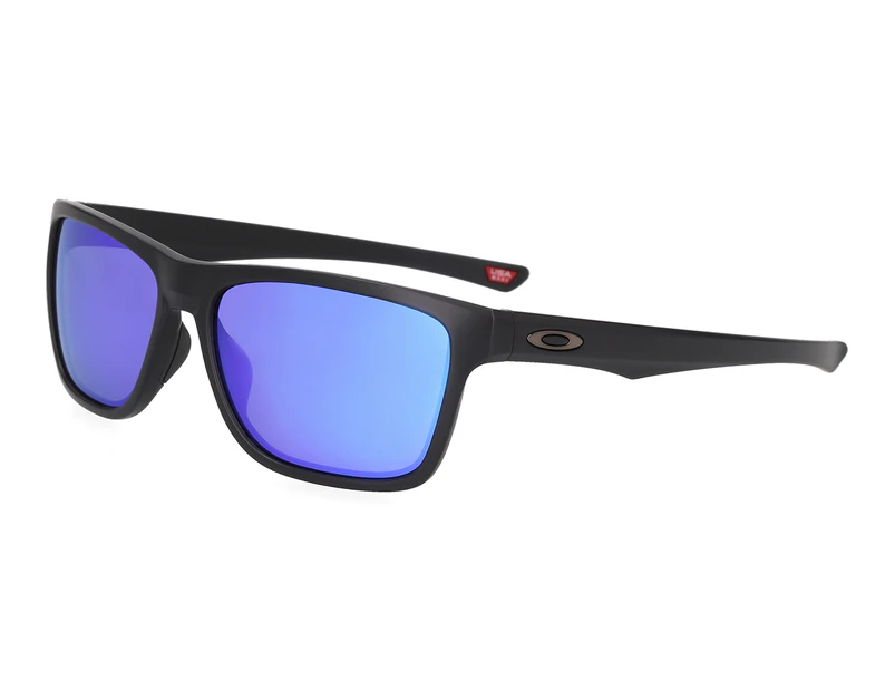 Oakley Men's Holston Sunglasses - Matte Black/Violet Iridium