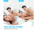 USB Snore Stopper Anti Snoring Devices Reduce Snore Sleeping Aid Nose Clip -Blue